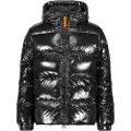 Gertrude - Doudoune brillante à capuche en duvet naturel - Vianney Bright Black pour Homme - Taille M - Noir