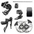 Sram Force E-tap Axs E1 2x Hidro Flat Mount Cl Groupset Argenté 36t