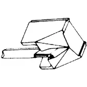 No name diamant Stylus philips GP 401 III zafira 6390