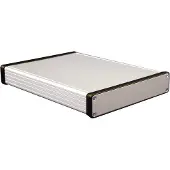 Hammond Boîte en alu. extrudé 120×78×43 mm (Boîtier), Accessoires électroniques + boîtier, Argent