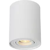Lucide Emplacement de plafond monté en surface Tube blanc Ø 9,6 cm