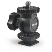 Kaiser ROTULE AVEC GRIFFE FLASH mâle et vis 1/4 Hauteur: 42mm - KAI6019