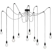 Lucide Fix 10-Light Suspension Black