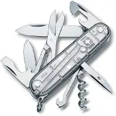 Victorinox Climber argent transparent 1.3703.T couteau suisse