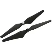 DJI Phantom 3 Hélice carbone autobloquante (2 pièces) (Protection des hélices, Phantom 3), Drone : accessoires, Noir