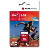 Agfa 8GB SDHC, 8192 MB, Secure Digital haute capacité (SDHC), 100000 cycles par secteur logique, 24 mm, 32 mm, 2.1 mm