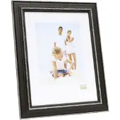 Deknudt Cadre photo noir avec accent naturel 15x20 S221F2