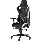 Noblechairs EPIC cuir véritable Noir/Blanc