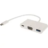 Nedis Adaptateur vidéo externe USB-C 3.1 VGA, USB-C, USB 3.1 blanc