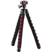 Mantona kaleido flex sunset (Matières plastiques, Métal), Trépied, Rouge