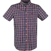 Lonsdale Brixworth Short Sleeve Shirt Bleu S Homme