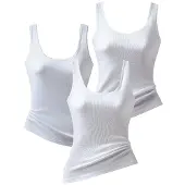 Petite fleur Maillot de corps blanc