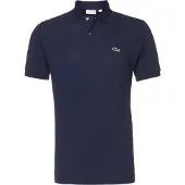Lacoste L1212 Short Sleeved Ribbed Collar S Couleur Bleu