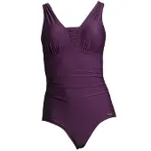 LASCANA Maillot de bain modelant 'Dagmar' aubergine