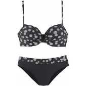 LASCANA Bikini marine / blanc