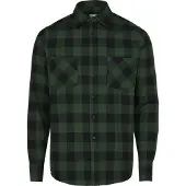 Urban Classics Chemise vert foncé / noir