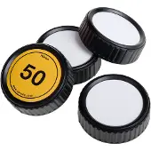 Caruba writable rear lens cap kit Nikon (4 stuks)