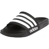 Adidas adilette Homme - Tongues et Sandales, Noir - Taille 41 1/3 - Maille/synthétique