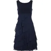Swing Robe de cocktail marine