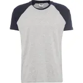 Urban Classics T-Shirt bleu marine / gris chiné