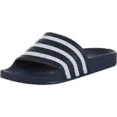 Adidas Mule 'Adilette' bleu marine / blanc