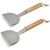 Barbecook Spatules à Plancha - Bois FSC