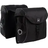 Willex Double Sacoche 300 Noir/Argent