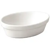 Olympia Plat de service ovale en porcelaine blanche | 6 pièces