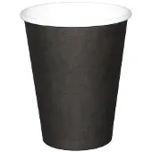 HorecaTraders Tasses à café recyclables noires (1000 pièces) | 3 formats