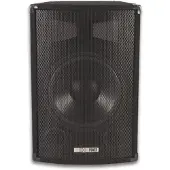 Velleman ENCEINTE SONO NOIRE TRAPÉZOIDALE 2 VOIES, GRILLE 10" / 400W