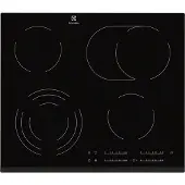 Electrolux EHF6547FXK, noir, encastrable, vitrocéramique, 4 zones, 4 zones, mijoter