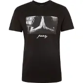 Mister tee T-Shirt 'Pray' gris / noir