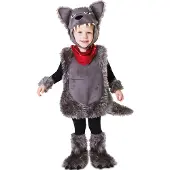 MOM Little Wolf Junior Costume Violet 5-6 Years Enfants