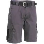 Herock Bermuda de travail Tyrus Gris Clair 3XL
