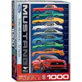 Eurographics Puzzle 50 ans de Ford Mustang 1000 pièces