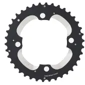 Shimano M785 38/24 Double Chainring Noir 38t