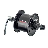 Shimano Dhc3000 Front Hub Argenté 36H / 100 mm