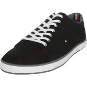Tommy Hilfiger Baskets basses 'Harlow' noir / blanc