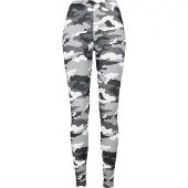 Urban Classics Leggings gris / noir / blanc