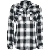 Brandit Chemisier 'Amy' noir / blanc