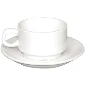 Olympia Tasses à expresso empilables Whiteware 8,5 cl (12 pièces)