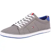Tommy Hilfiger Baskets basses 'Harlow' bleu / taupe / rouge / blanc