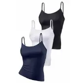 Vivance Maillot de corps bleu marine / noir / blanc