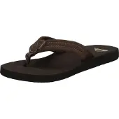 Quiksilver Carver Suede Flip Flops Noir EU 41 Homme