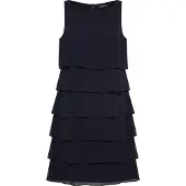 Vera Mont Robe de cocktail bleu foncé