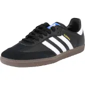 Adidas Baskets basses 'Samba' bleu / or / noir / blanc