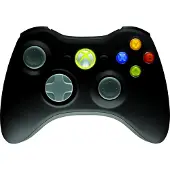 Microsoft Manette sans fil Xbox 360 Noire