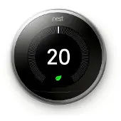 Google Thermostat Argent