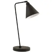 House Doctor Jeu lampe de table blanc en métal gris