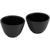 Bredemeijer Tasse à Thé Bredemeijer Jang Noir 100 ml (Lot de 2)